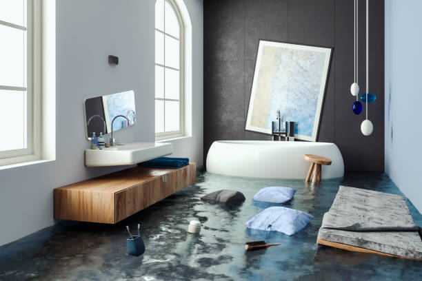 Water damage restoration process in Cannon Af, NM